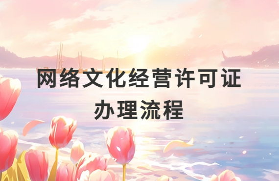 網絡文化經營許可證辦理流程,什么部門辦理