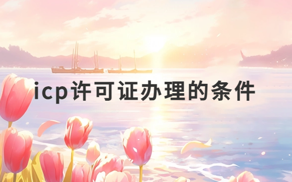 icp許可證辦理的條件是什么?不具備申請的情況有哪些?