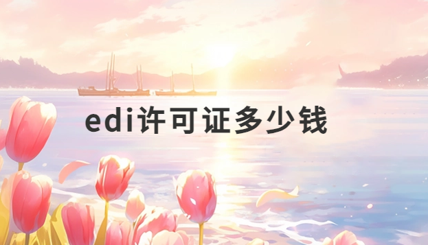 edi許可證多少錢(qián)(花費(fèi)多少錢(qián)能得到EDI證)